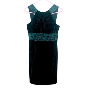 Adrianna Papell Velvet Dress